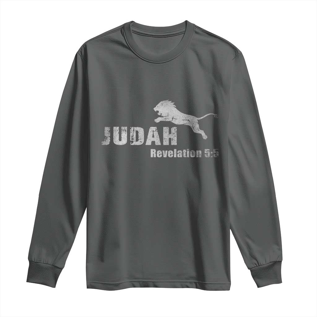 Lion Tribe of Judah Hebrew Christ Israelite Long Sleeve Shirt - Wonder Print Shop