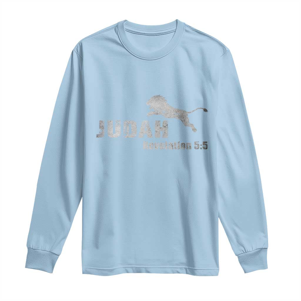 Lion Tribe of Judah Hebrew Christ Israelite Long Sleeve Shirt - Wonder Print Shop