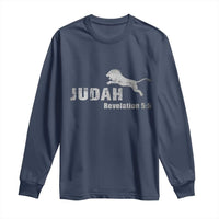 Lion Tribe of Judah Hebrew Christ Israelite Long Sleeve Shirt - Wonder Print Shop