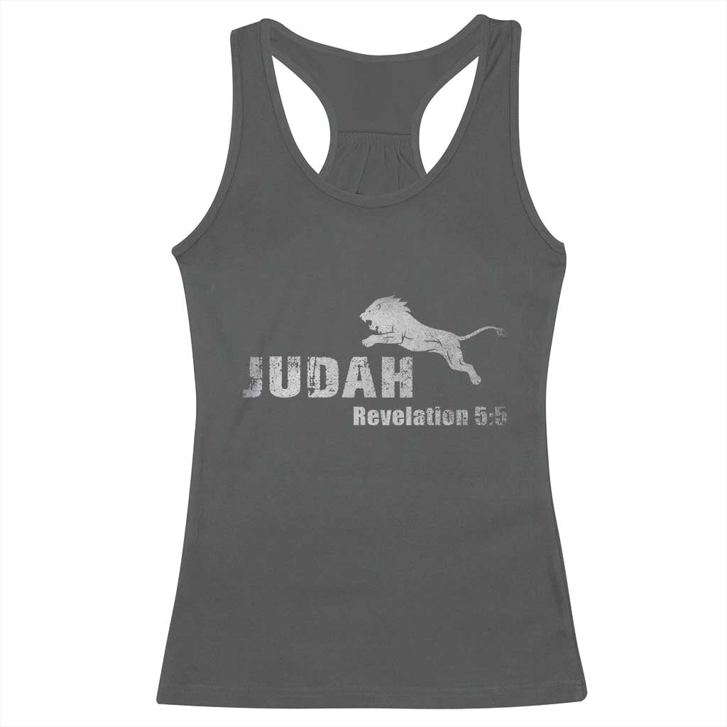 Lion Tribe of Judah Hebrew Christ Israelite Racerback Tank Top - Wonder Print Shop