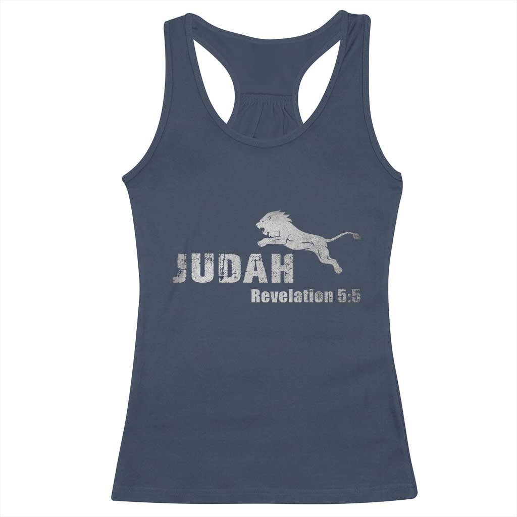Lion Tribe of Judah Hebrew Christ Israelite Racerback Tank Top - Wonder Print Shop