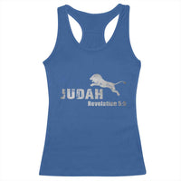 Lion Tribe of Judah Hebrew Christ Israelite Racerback Tank Top - Wonder Print Shop