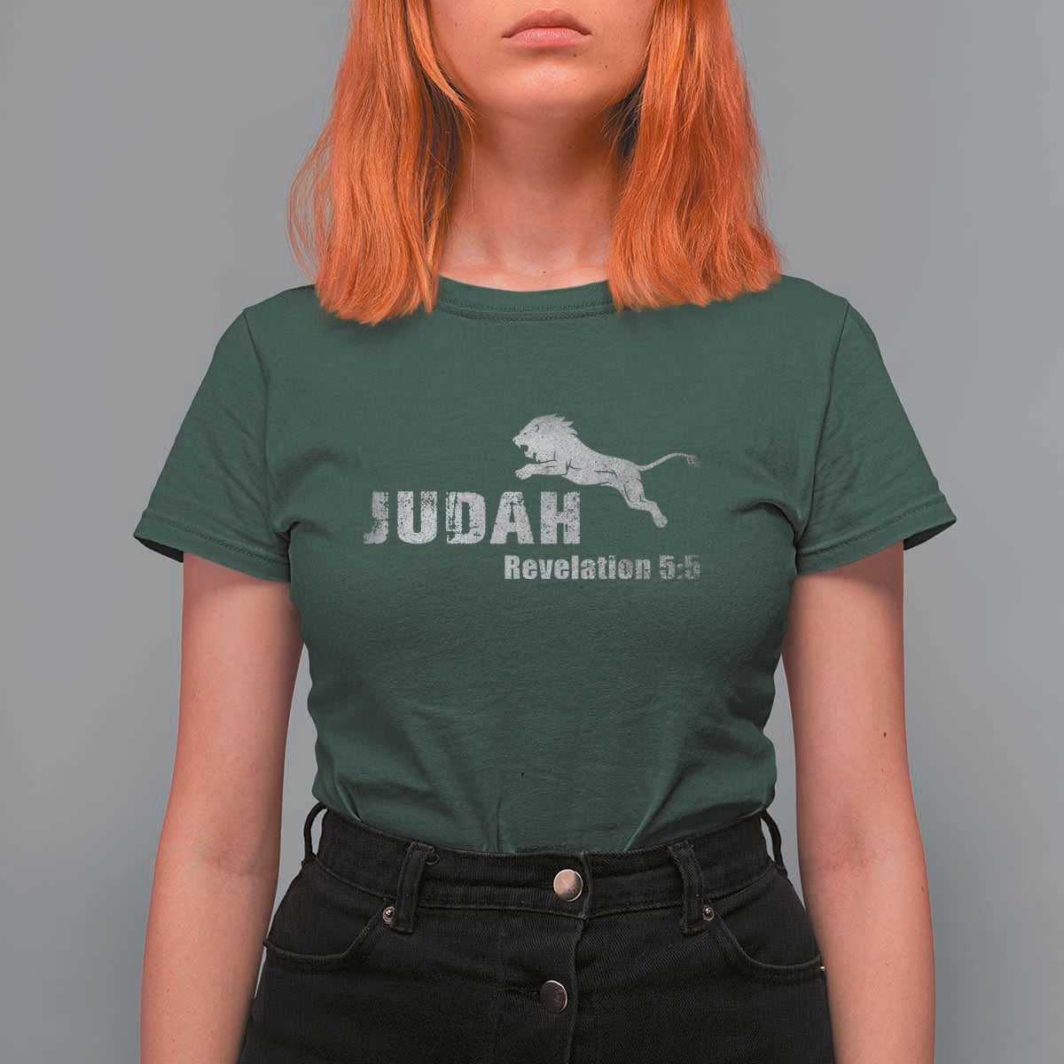 Lion Tribe of Judah Hebrew Christ Israelite T Shirt For Women - Wonder Print Shop