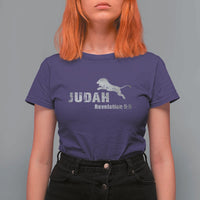 Lion Tribe of Judah Hebrew Christ Israelite T Shirt For Women - Wonder Print Shop