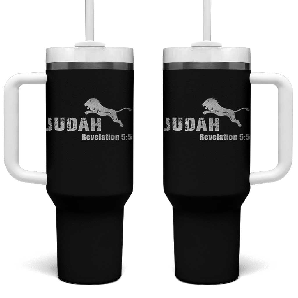 Lion Tribe of Judah Hebrew Christ Israelite Tumbler With Handle - Wonder Print Shop