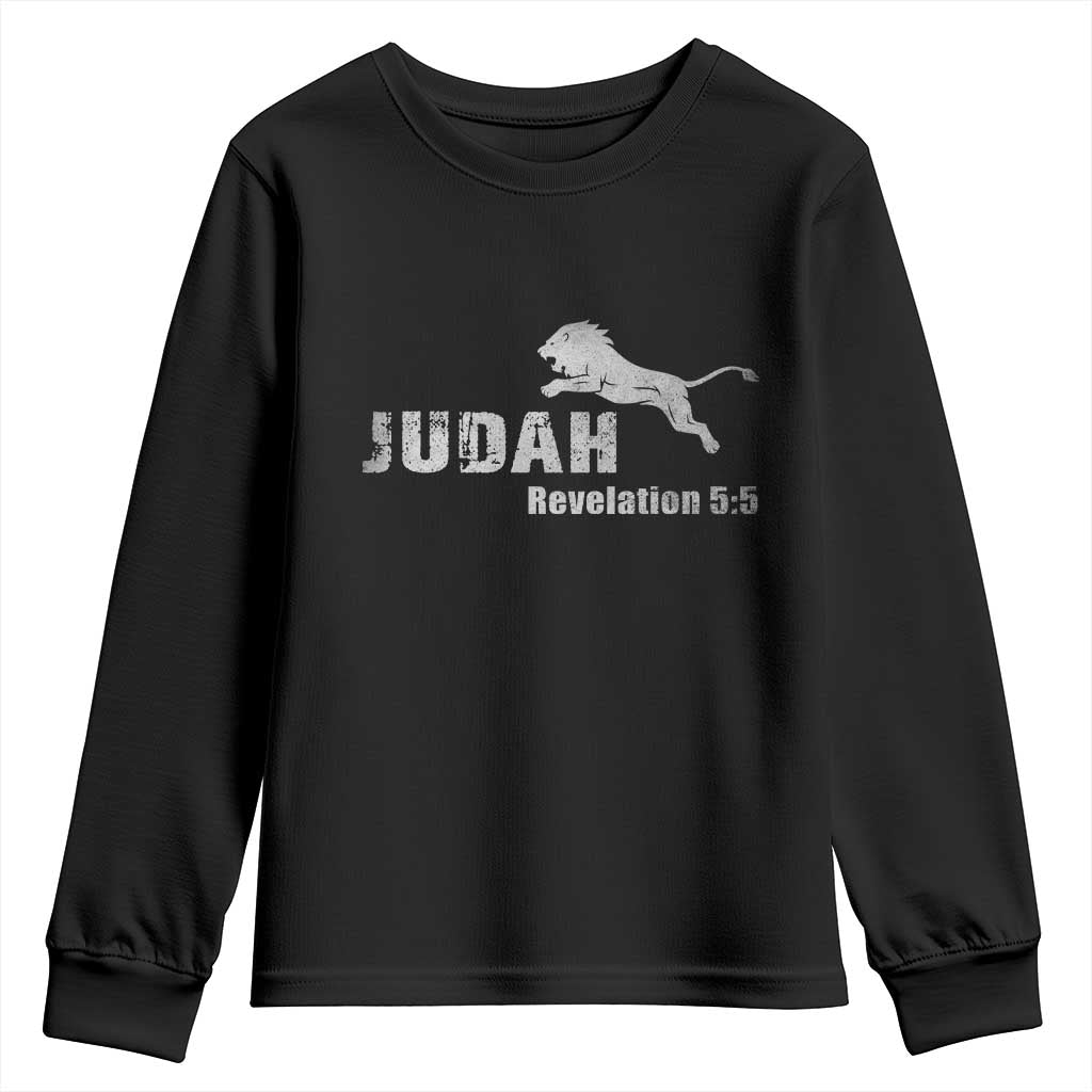 Lion Tribe of Judah Hebrew Christ Israelite Youth Sweatshirt - Wonder Print Shop