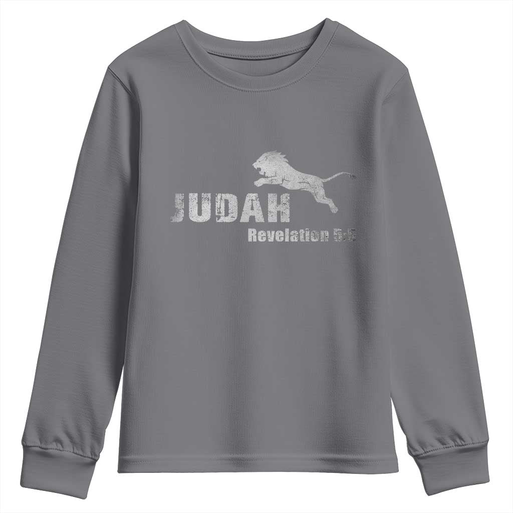 Lion Tribe of Judah Hebrew Christ Israelite Youth Sweatshirt - Wonder Print Shop