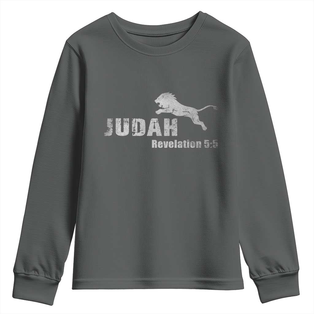 Lion Tribe of Judah Hebrew Christ Israelite Youth Sweatshirt - Wonder Print Shop