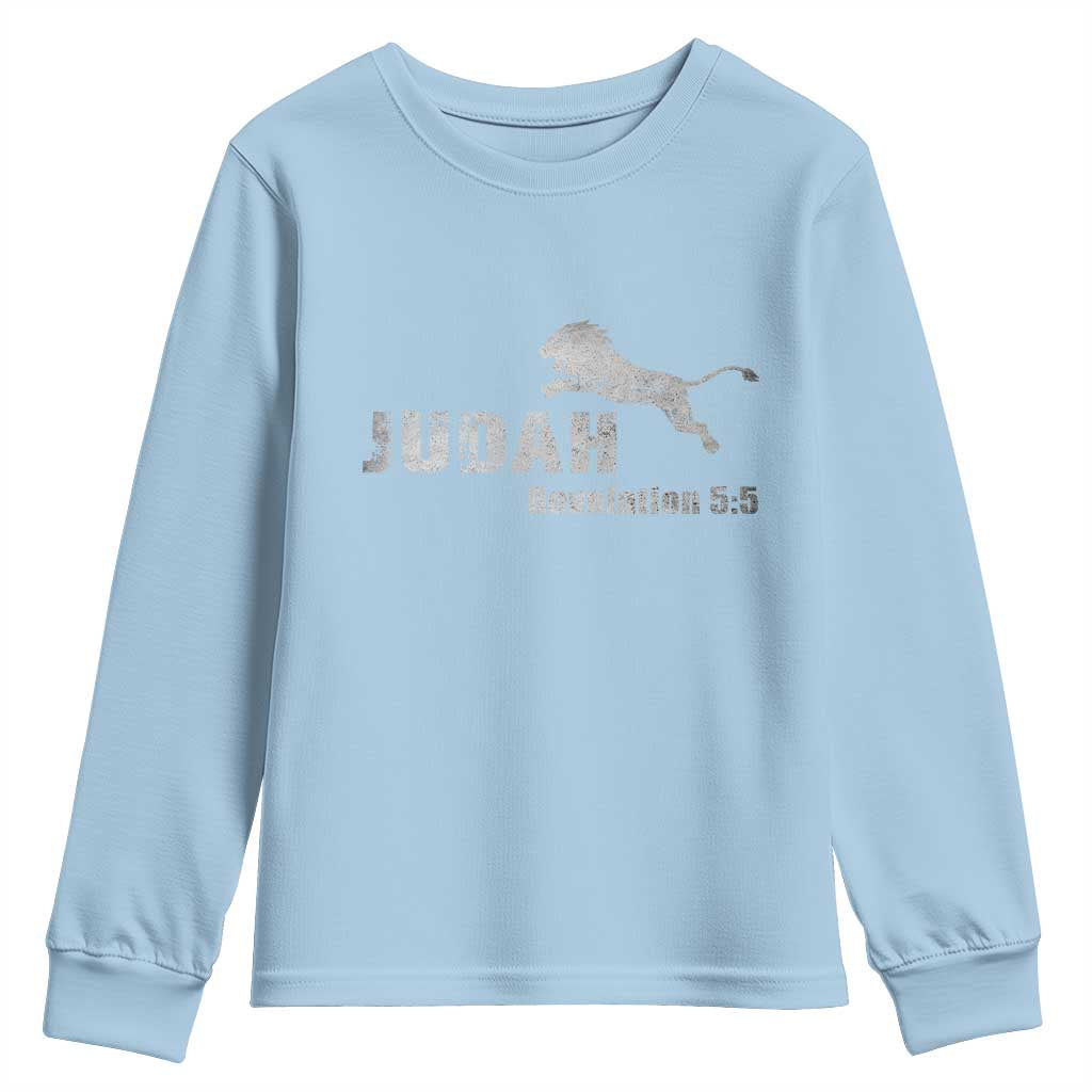Lion Tribe of Judah Hebrew Christ Israelite Youth Sweatshirt - Wonder Print Shop