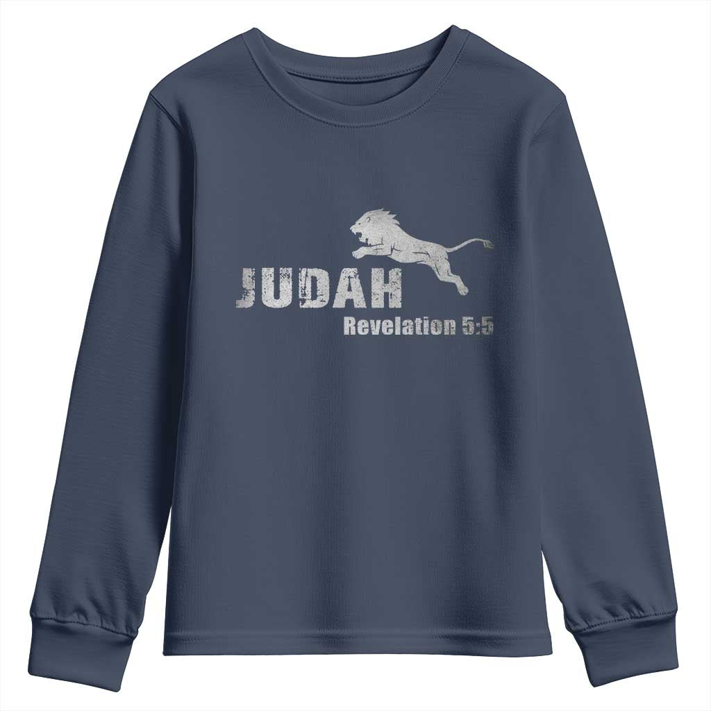 Lion Tribe of Judah Hebrew Christ Israelite Youth Sweatshirt - Wonder Print Shop