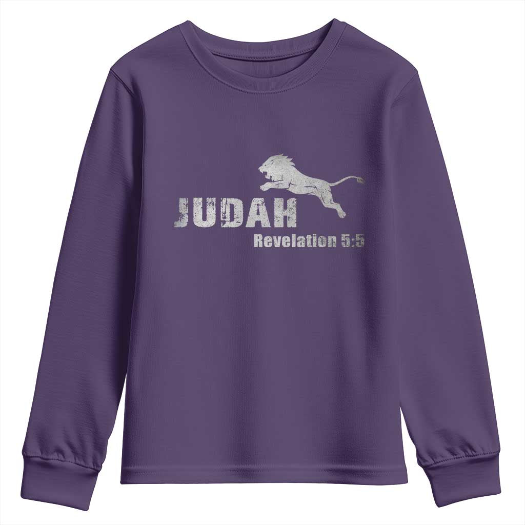 Lion Tribe of Judah Hebrew Christ Israelite Youth Sweatshirt - Wonder Print Shop
