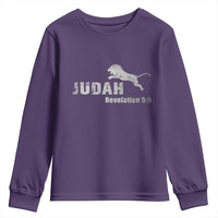 Lion Tribe of Judah Hebrew Christ Israelite Youth Sweatshirt - Wonder Print Shop