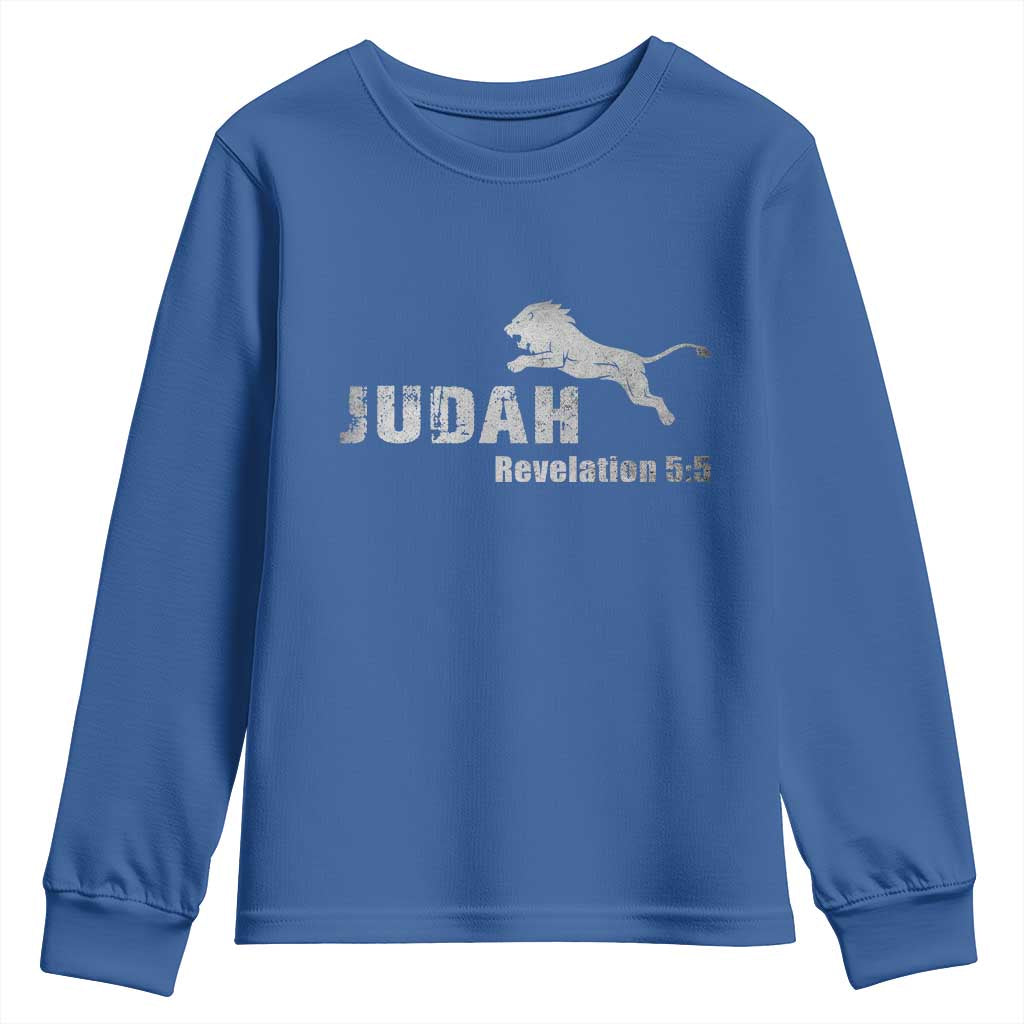 Lion Tribe of Judah Hebrew Christ Israelite Youth Sweatshirt - Wonder Print Shop