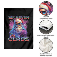 Funny Six Seven Claus Garden Flag 67 Christmas Santa Meme Gen Alpha - Wonder Print Shop