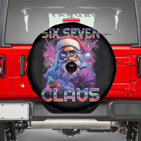 Funny Six Seven Claus Spare Tire Cover 67 Christmas Santa Meme Gen Alpha - Wonder Print Shop