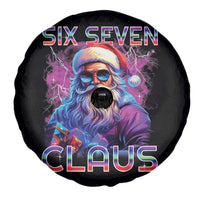 Funny Six Seven Claus Spare Tire Cover 67 Christmas Santa Meme Gen Alpha - Wonder Print Shop