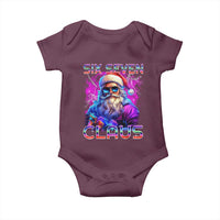Funny Six Seven Claus Baby Onesie 67 Christmas Santa Meme Gen Alpha - Wonder Print Shop
