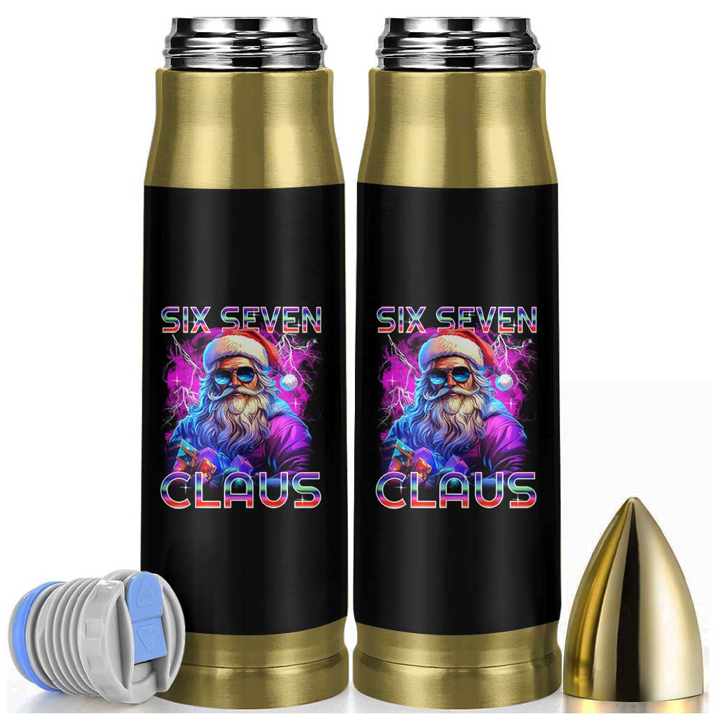Funny Six Seven Claus Bullet Tumbler 67 Christmas Santa Meme Gen Alpha - Wonder Print Shop
