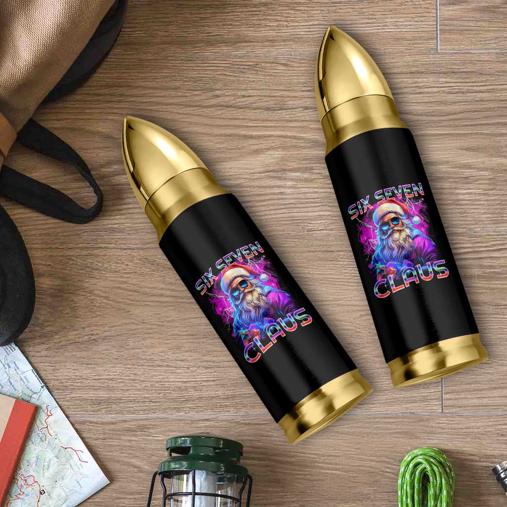 Funny Six Seven Claus Bullet Tumbler 67 Christmas Santa Meme Gen Alpha - Wonder Print Shop