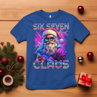 Funny Six Seven Claus T Shirt 67 Christmas Santa Meme Gen Alpha - Wonder Print Shop