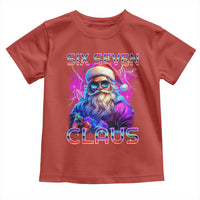 Funny Six Seven Claus Toddler T Shirt 67 Christmas Santa Meme Gen Alpha - Wonder Print Shop