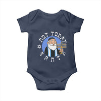 Funny Hanukkah Not Today Santa Baby Onesie Jewish Chanukah Chrismukkah - Wonder Print Shop
