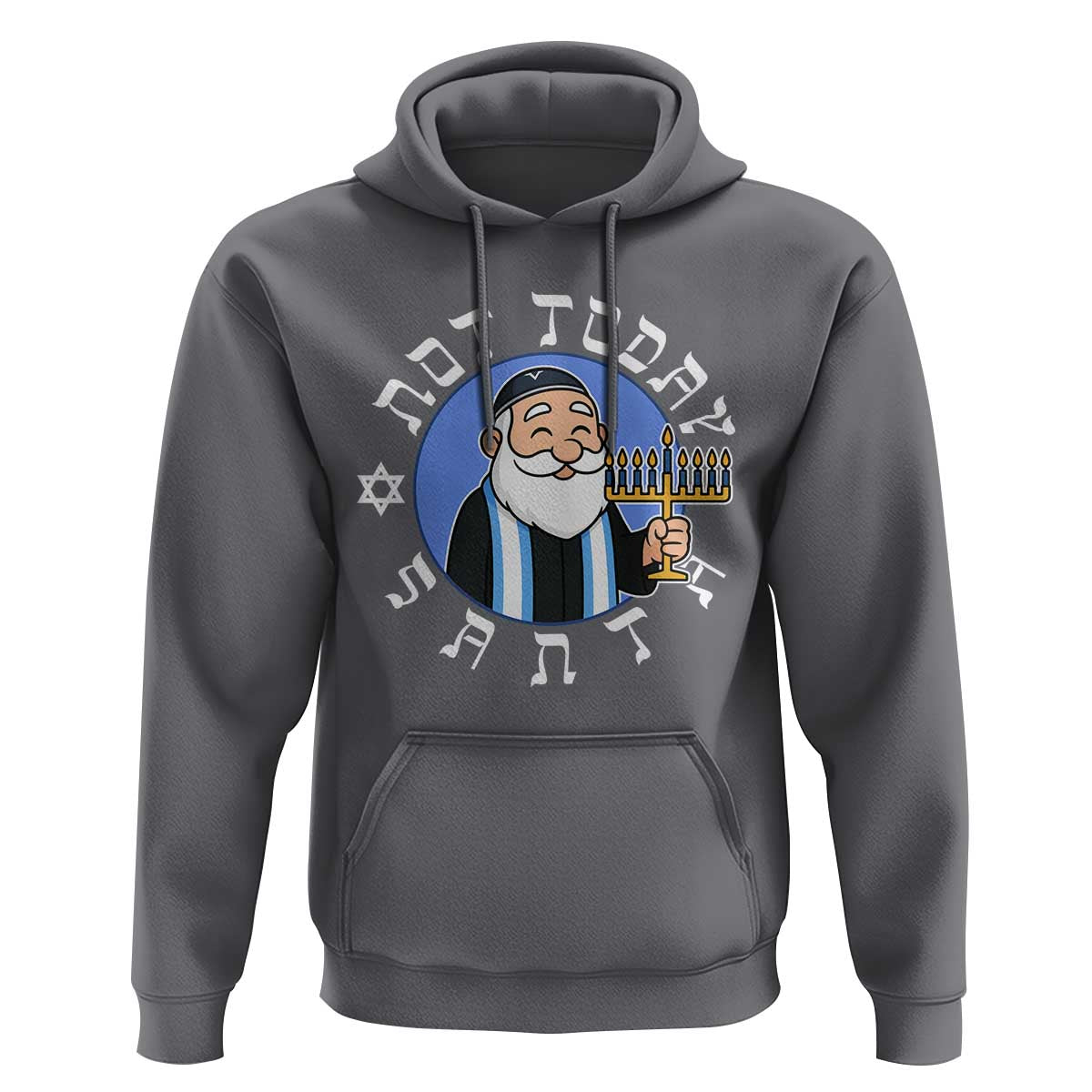 Funny Hanukkah Not Today Santa Hoodie Jewish Chanukah Chrismukkah - Wonder Print Shop