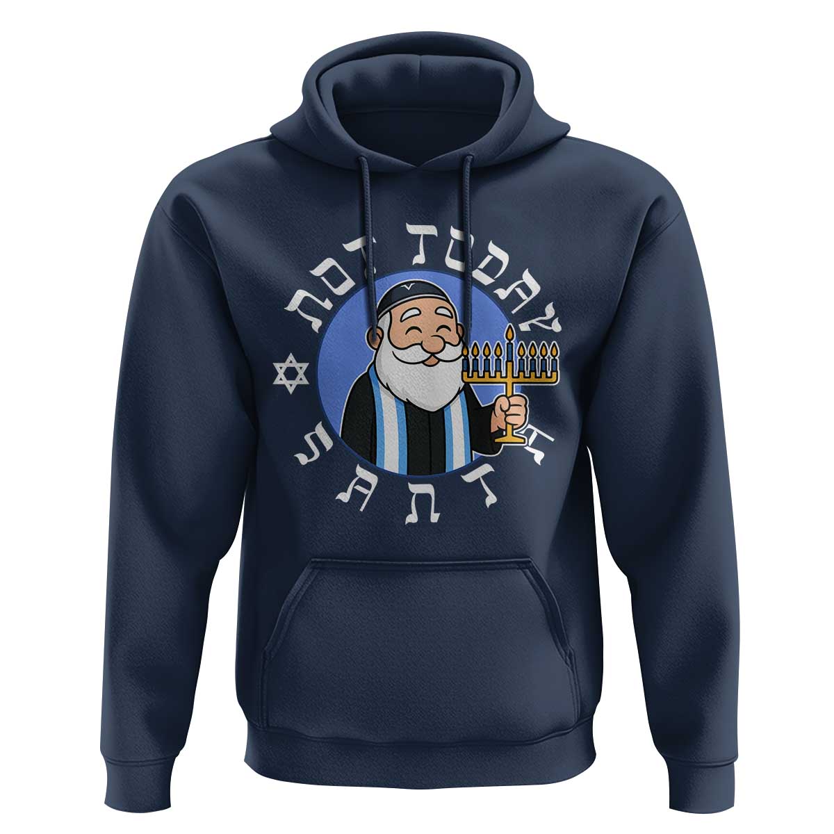 Funny Hanukkah Not Today Santa Hoodie Jewish Chanukah Chrismukkah - Wonder Print Shop