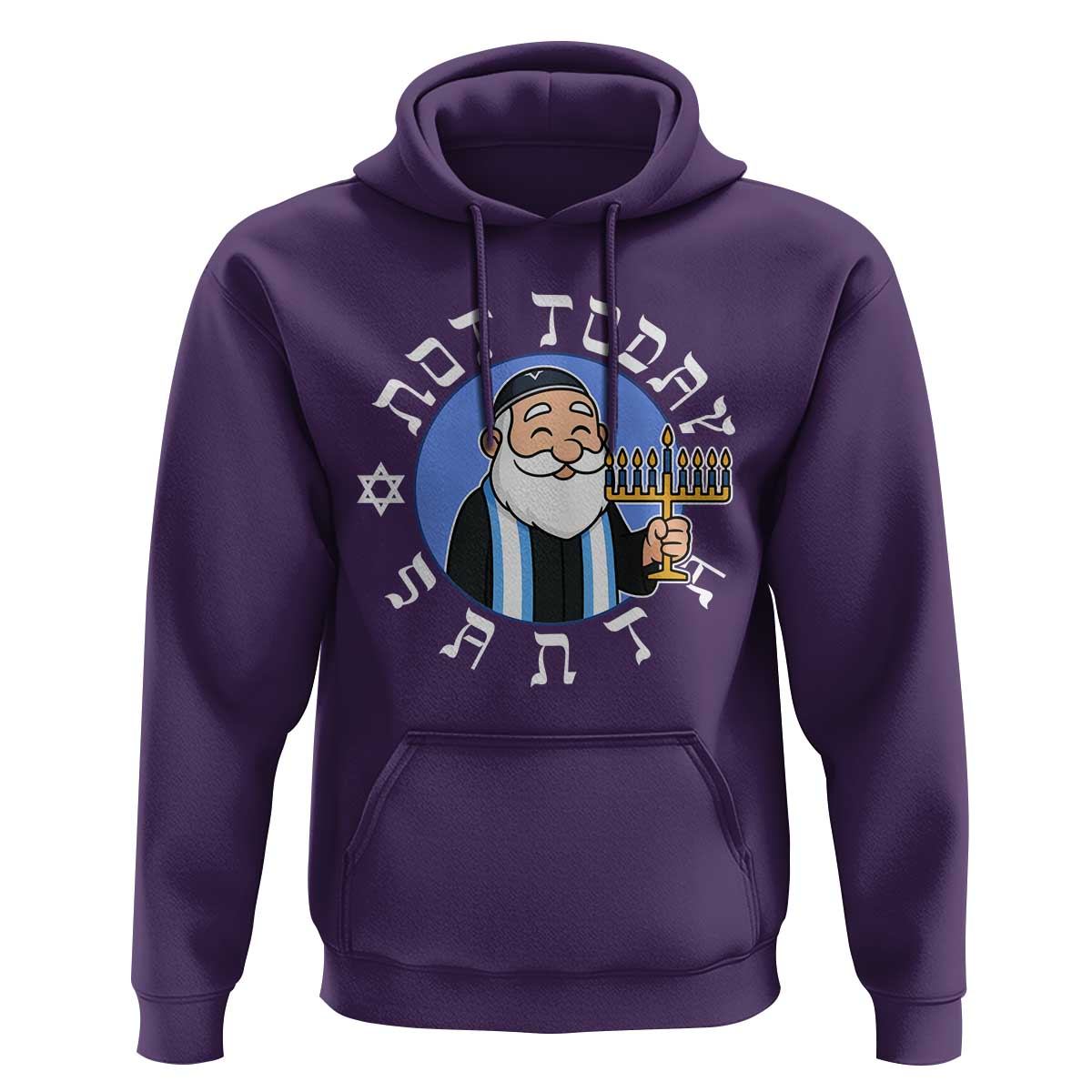 Funny Hanukkah Not Today Santa Hoodie Jewish Chanukah Chrismukkah - Wonder Print Shop