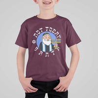 Funny Hanukkah Not Today Santa T Shirt For Kid Jewish Chanukah Chrismukkah - Wonder Print Shop