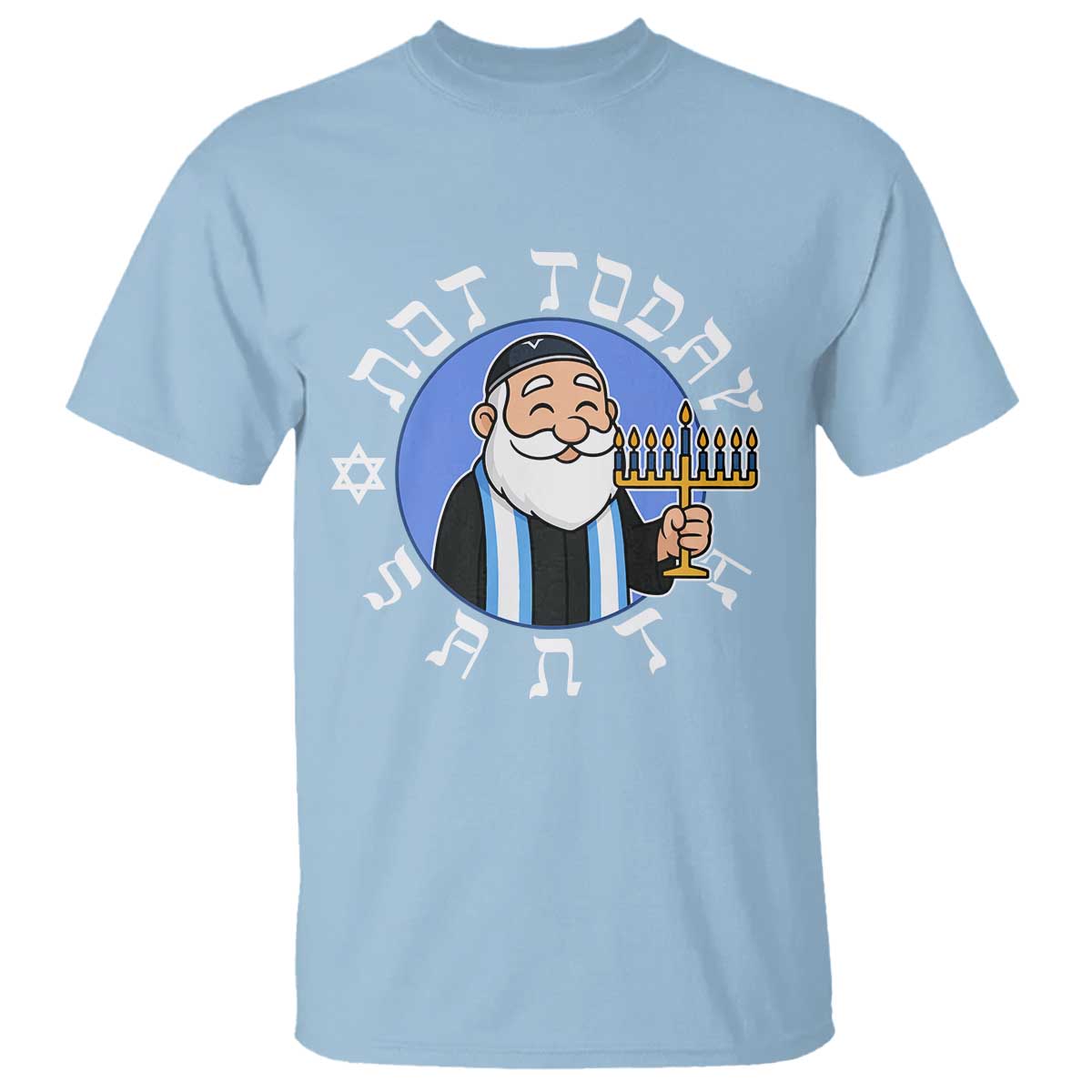 Funny Hanukkah Not Today Santa T Shirt Jewish Chanukah Chrismukkah - Wonder Print Shop