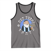 Funny Hanukkah Not Today Santa Tank Top Jewish Chanukah Chrismukkah - Wonder Print Shop