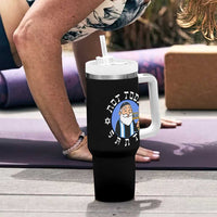 Funny Hanukkah Not Today Santa Tumbler With Handle Jewish Chanukah Chrismukkah - Wonder Print Shop