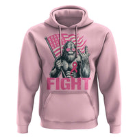 Funny Bigfoot Breast Cancer Awareness Hoodie Fight Pink Ribbon - Wonder Print Shop