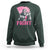 Funny Bigfoot Breast Cancer Awareness Sweatshirt Fight Pink Ribbon - Wonder Print Shop