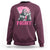 Funny Bigfoot Breast Cancer Awareness Sweatshirt Fight Pink Ribbon - Wonder Print Shop