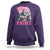 Funny Bigfoot Breast Cancer Awareness Sweatshirt Fight Pink Ribbon - Wonder Print Shop