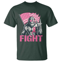 Funny Bigfoot Breast Cancer Awareness T Shirt Fight Pink Ribbon - Wonder Print Shop