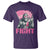 Funny Bigfoot Breast Cancer Awareness T Shirt Fight Pink Ribbon - Wonder Print Shop