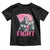 Funny Bigfoot Breast Cancer Awareness Toddler T Shirt Fight Pink Ribbon - Wonder Print Shop