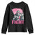 Funny Bigfoot Breast Cancer Awareness Youth Sweatshirt Fight Pink Ribbon - Wonder Print Shop