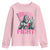 Funny Bigfoot Breast Cancer Awareness Youth Sweatshirt Fight Pink Ribbon - Wonder Print Shop