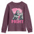 Funny Bigfoot Breast Cancer Awareness Youth Sweatshirt Fight Pink Ribbon - Wonder Print Shop