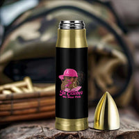 In October We Wear Pink Bullet Tumbler Black Women Breast Cancer Awareness - Wonder Print Shop