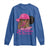 In October We Wear Pink Long Sleeve Shirt Black Women Breast Cancer Awareness - Wonder Print Shop