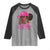 In October We Wear Pink Raglan Shirt Black Women Breast Cancer Awareness - Wonder Print Shop
