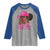 In October We Wear Pink Raglan Shirt Black Women Breast Cancer Awareness - Wonder Print Shop