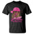 In October We Wear Pink T Shirt Black Women Breast Cancer Awareness - Wonder Print Shop