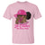In October We Wear Pink T Shirt Black Women Breast Cancer Awareness - Wonder Print Shop