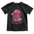 In October We Wear Pink Toddler T Shirt Black Women Breast Cancer Awareness - Wonder Print Shop